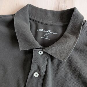 EDDIE BAUER Dark Green Polo Shirt